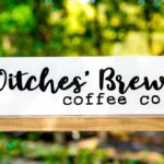 WITCHES BREW COFFEE Co. | wood shelf sitter | Halloween decor | coffee bar | witchy decor | Wiccan Decor