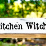 Kitchen Witch | Wooden Shelf Sitter | Witchy decor | Witchy gift ideas | Magic Herbs